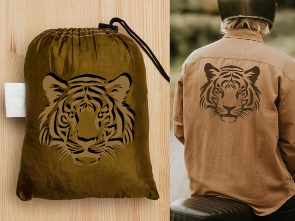 Tiger Head Stencil - Reusable Stencils for Painting - DIY Tiger Head Crafts and Decor - Image 4