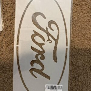 F Logo Stencil for Creative DIY Projects | Reusable, Durable, and Versatile | Enhance Your Artistic Expressions Templates for Stair Furniture Crafts LIONX