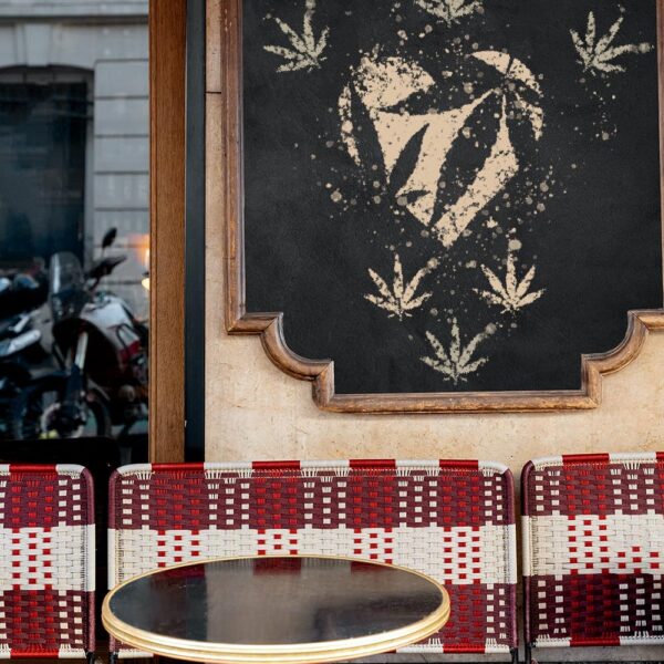 Cannabis Heart Leaf Stencil – Reusable Marijuana-Themed Template for Painting on Wood, Canvas, Fabric, Posters & DIY 420 Lifestyle Crafts - Image 5