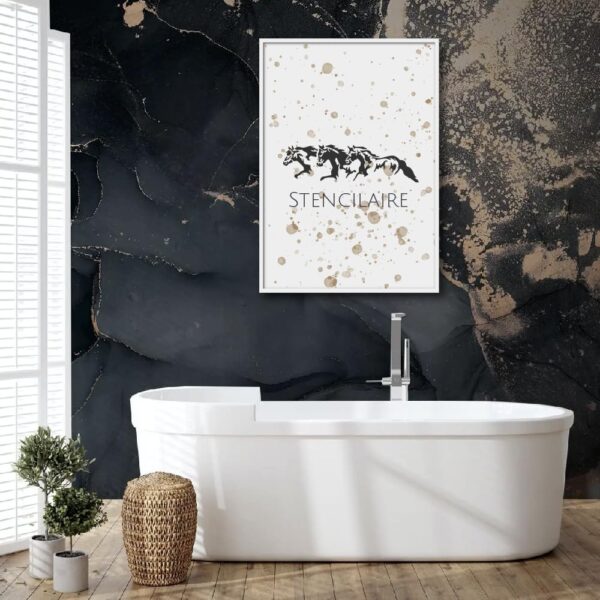 Three Horses Running Stencil – Reusable Template for Painting, Home Decor, Crafts, and DIY Projects - Image 6