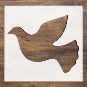 Dove Stencil for Painting, Reusable Mylar, – Ideal for DIY Crafts, Art Projects, and Home Decor