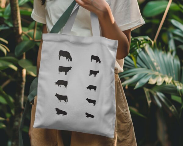 Reusable Multiple Small Cows Stencil - Custom Farm Animal Design for Rustic Crafts - Image 5