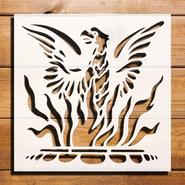 Mythical Creature Stencil for Painting, Plastic Reusable 5.5" x 5.5" - Ideal for Arts and Crafts, Scrapbooking, DIY Projects