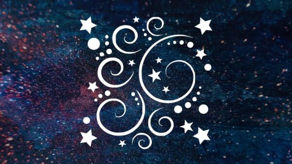 Stars and Swirls Logo Stencil Arts and Crafts Material Scrapbooking for Airbrush Painting Drawing and More Reusable Stencil STENCILAIR - Image 2