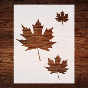 Reusable Maple Leaf Home Decor Stencil - Custom Design for Autumn Crafts and Decorations