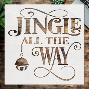 Stencil The Way, Plastic Reusable, Reusable Plastic, L x W, for DIY Crafts and Home Decor