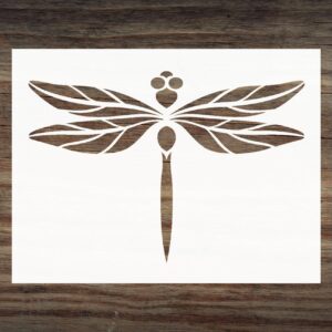 Dragonfly Stencil - Lifelike Detail, Reusable Mylar Stencils for Painting Crafts & Decorations LIONX
