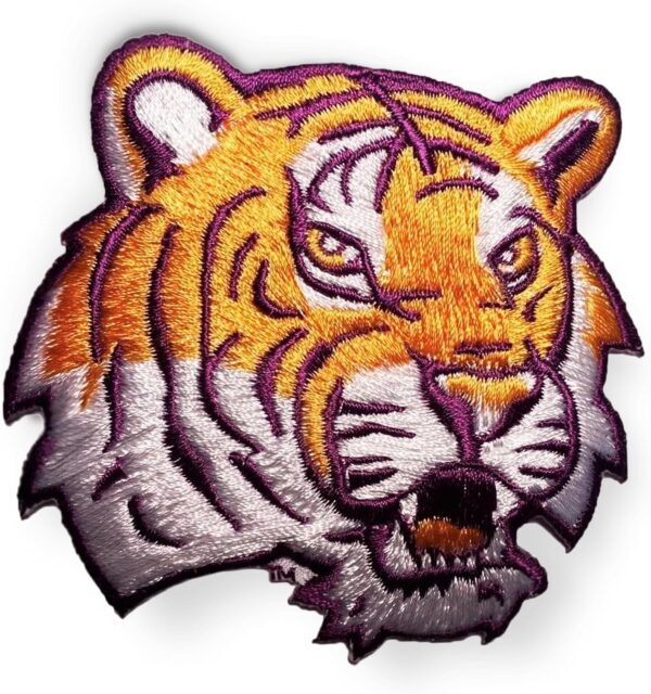 Patch Lo St Tigers Patch Tiger Patch 3'' x 3'' for DIY Iron on Clothes Jacket Jeans Self-Expression Patch DIY Fashion Enhancement Easy Application Patch