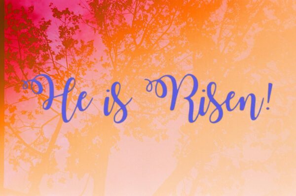He is Risen! Easter Christian Resurrection Stencil - Custom Design for Religious Crafts and Signs - Image 2