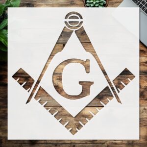 Stencil dividers Scale Letter G, Plastic Reusable, Reusable Plastic, L x W, for DIY Crafts and Home Decor