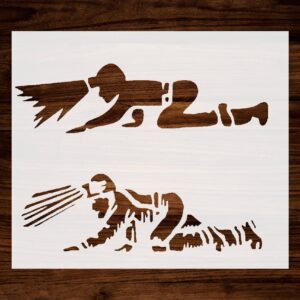 Crawling Coal Miner Stencil, Reusable & Sturdy, , Ideal for Crafting & Memorial Artwork