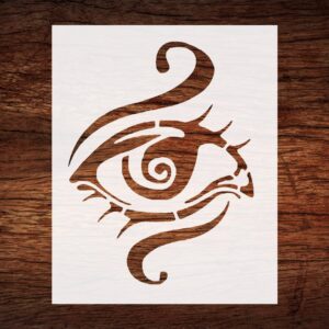Reusable 3rd Eye Chakra Stencil - Custom Spiritual Design for Yoga and Meditation Crafts