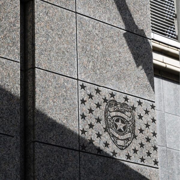 Police Badge & 50 Star Flag Stencil Template - Reusable - Multi-Surface Use for Wall Painting, Wood, Glass - Ideal for Scrapbooking, Graffiti, Arts & Crafts, DIY Projects - Image 3