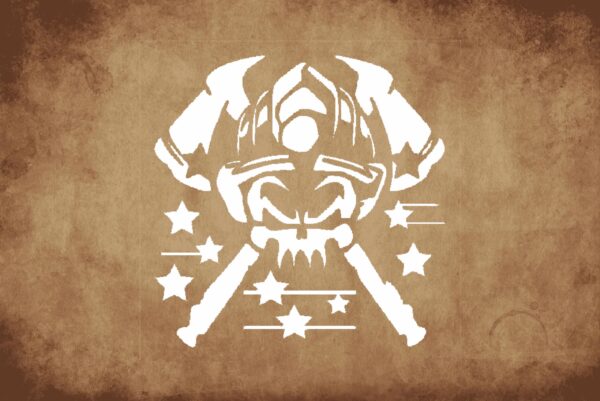 Firefighter Skull & Stars Stencil - Honor The Bravery with a -inch Stencil for DIY Projects - Image 4