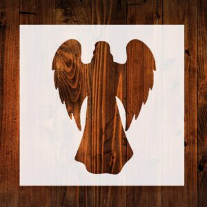 Angel Style Design Stencil, 4-Inch, Reusable Mylar Cutout for Art, Crafts & DIY Projects