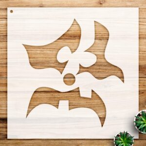 Jack O'Lantern Stencil Pattern for Halloween Decor, Reusable Mylar Template for Craft Projects, Ideal for Pumpkin Painting and Fall Celebrations - Size A4 ()