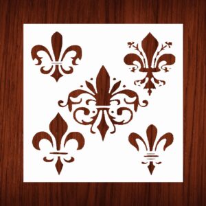 Elegance Unleashed: Elevate Your DIY Projects with Our Fleur de Lis Stencil - of Timeless French Charm