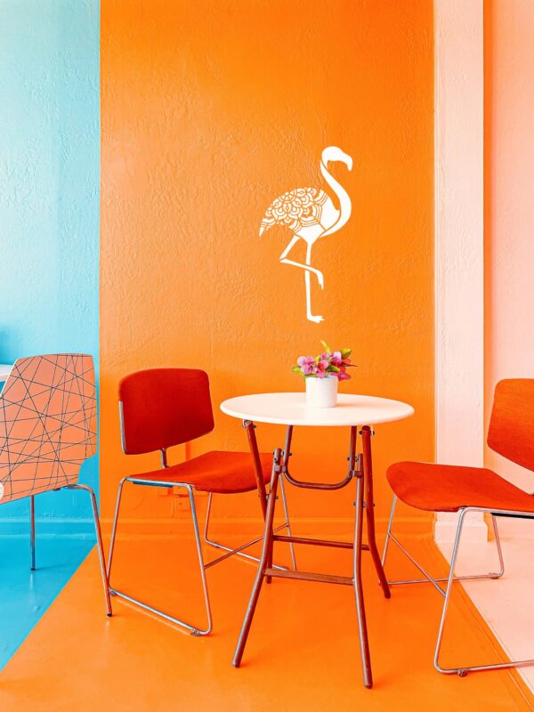 Reusable Flamingo Stencil for Painting and Crafts - Detailed and Beautiful Mylar Design for Wall Decorations, Furniture, Clothing for DIY Projects - Image 4