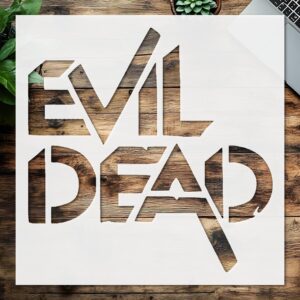 Stencil Dead, Plastic Reusable, Reusable Plastic, L x W, for DIY Crafts and Home Decor