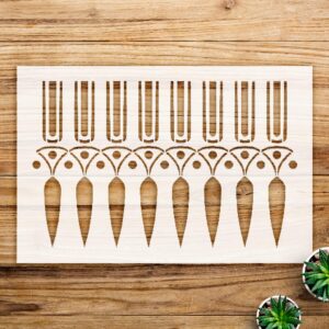 Greek Band Stencil Pattern for Walls and Floors, Reusable Mylar Template, Ideal for DIY backsplash, Border, and Home Decor Projects - Size A3 ()