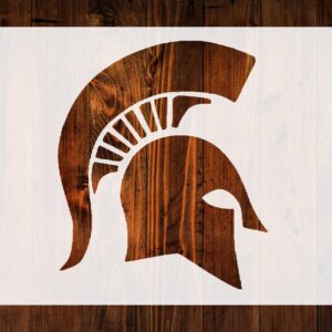 Spartan Helmet Stencil State Inspired, , Perfect for Art, Crafts & DIY Projects