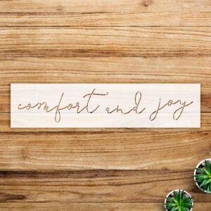Christmas Holiday Stencil for Home Decor, Cursive Script Design for Walls, Wood, and Crafts, Perfect for DIY Projects and Seasonal Decorations - Size A1 ()