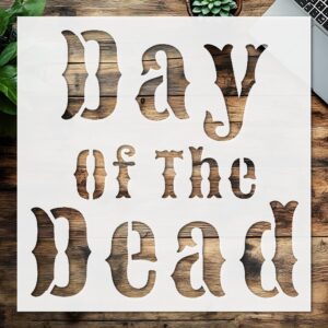 Stencil Dead Sign, Plastic Reusable, Reusable Plastic, L x W, for DIY Crafts and Home Decor