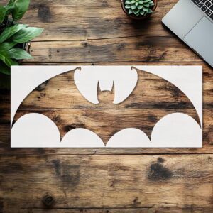 Vampire Bat Silhouette Stencil, Reusable, Perfect for Painting and Craft Projects