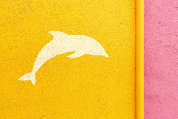 Dolphin Style Design Stencil, 4-Inch, Reusable Mylar Cutout for Art, Crafts & DIY Projects - Image 3