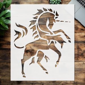 Stencil Unicorn, Plastic Reusable, Reusable Plastic, Not specified, for DIY Crafts and Home Decor