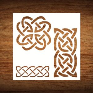 Craft Celtic Magic! Explore Endless Creativity with Our Celtic Knot Stencil - for Stunning DIY Projects