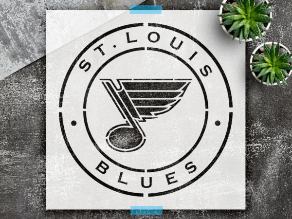 Blues music stencil featuring jazz band silhouette with saxophone, guitar, and vocals. Perfect for DIY jazz wall art, canvas, wood decor, fabric, and more. Reusable mylar stencil for music-themed projects, home decor, man caves, bars, and gifts for jazz or blues lovers.