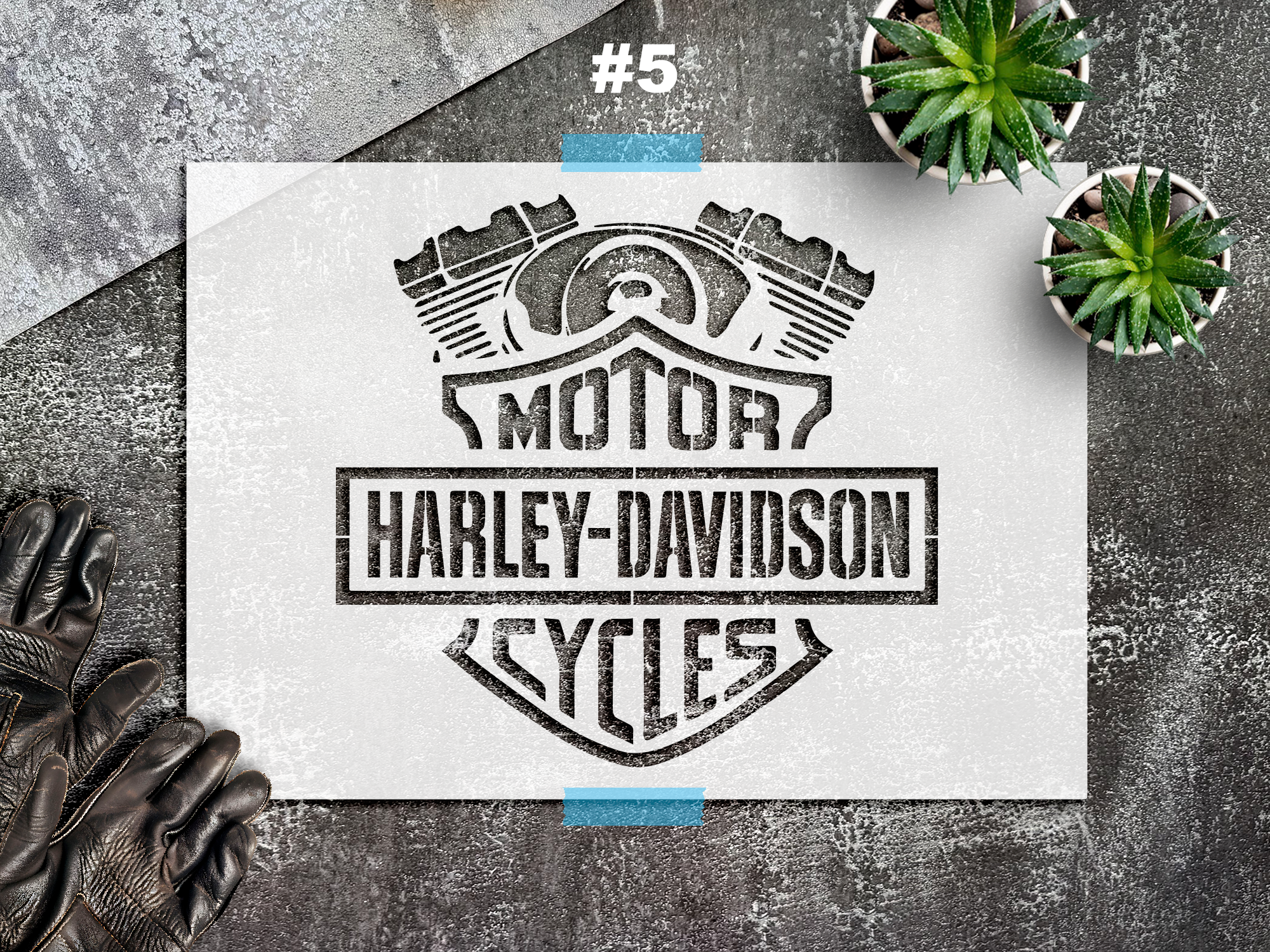 harley-davidson-flame-skull-stencil