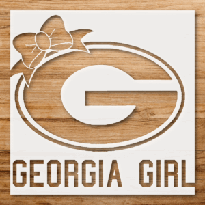 Georgia Girl Stencil, Artistic Home Decor, Unique Wall Art, Creative Gift for Art Lovers
